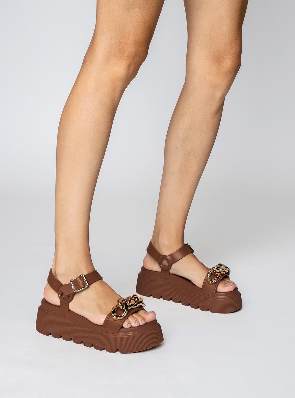 Sandália Petite Jolie Wish Chocolate PJ7583 Marrom 4