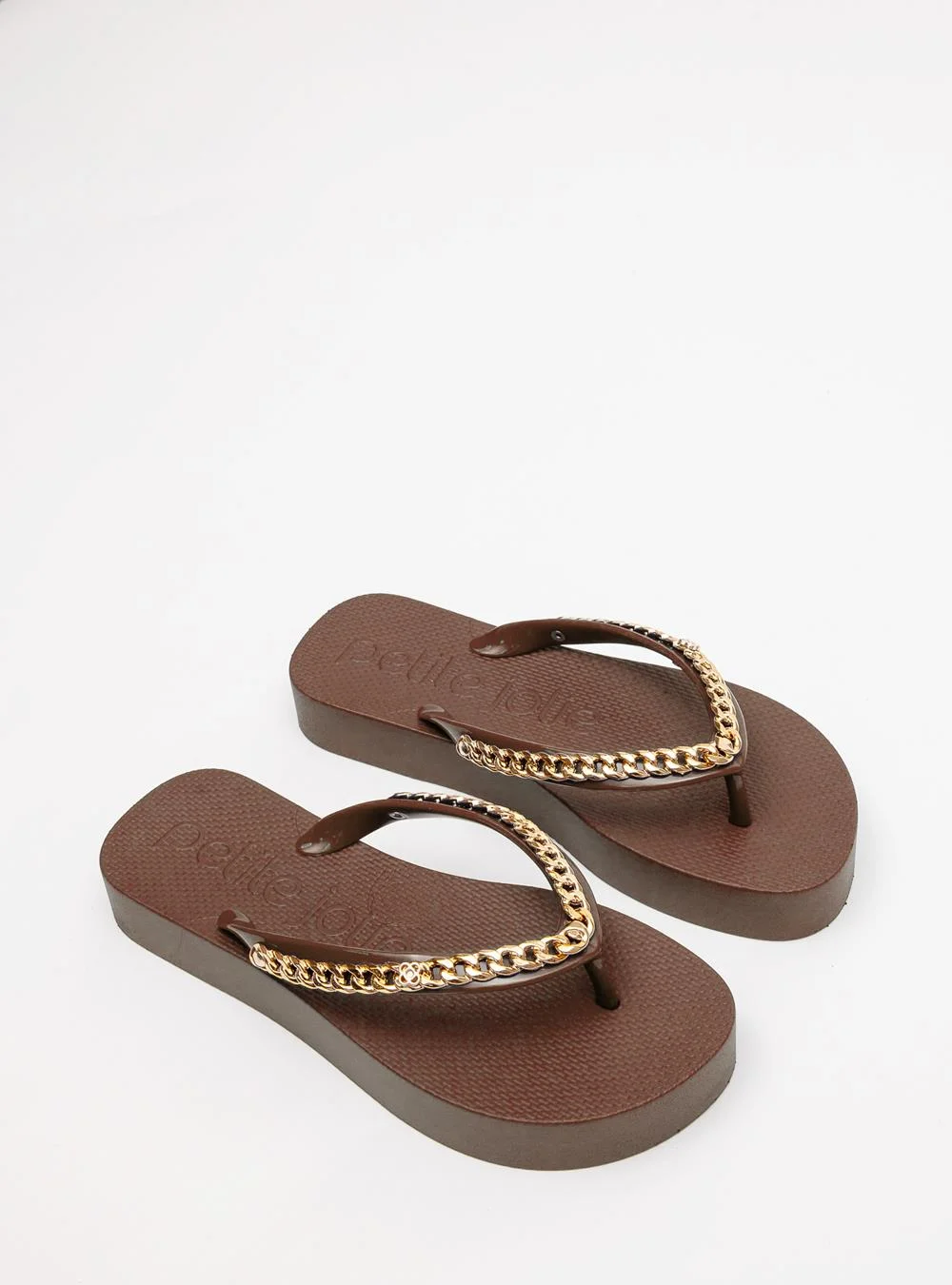 Chinelo Petite Jolie Fresh Up Chocolate PJ7592CX Marrom 2