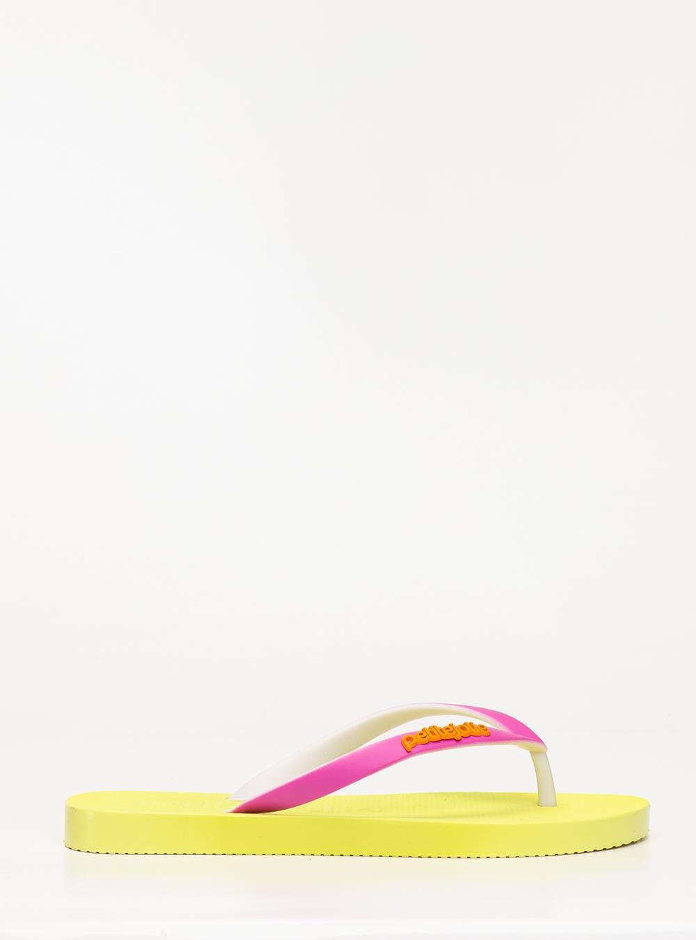 Chinelo Petite Jolie Fresh White/Limão/Rosa Pink PJ7638 Rosa 4