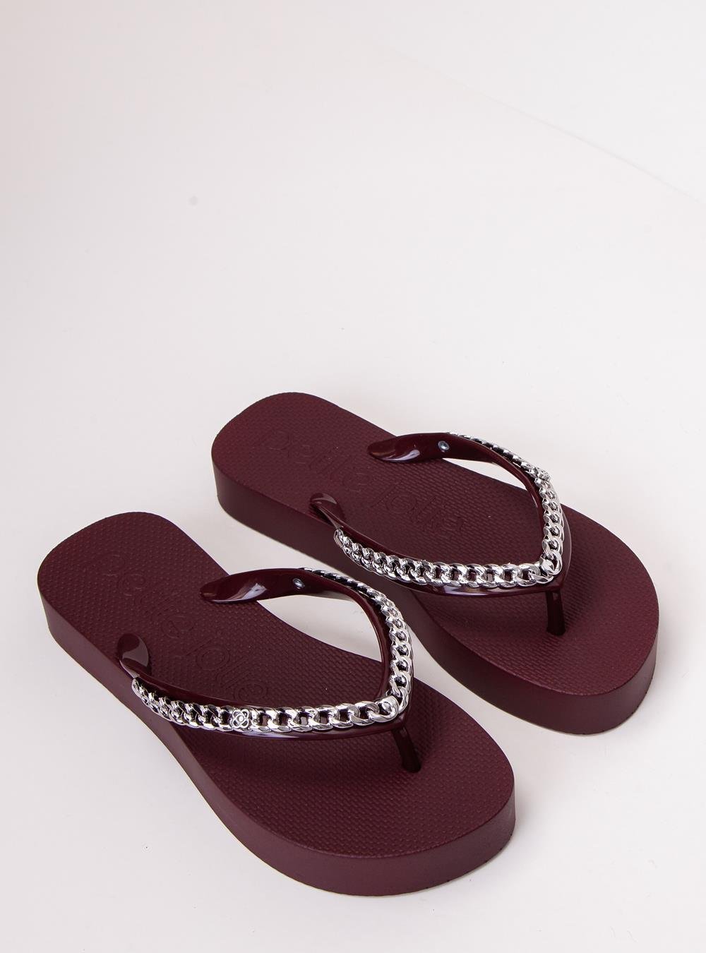 Chinelo Petite Jolie Fresh Up Berry PJ7592 Vinho 2