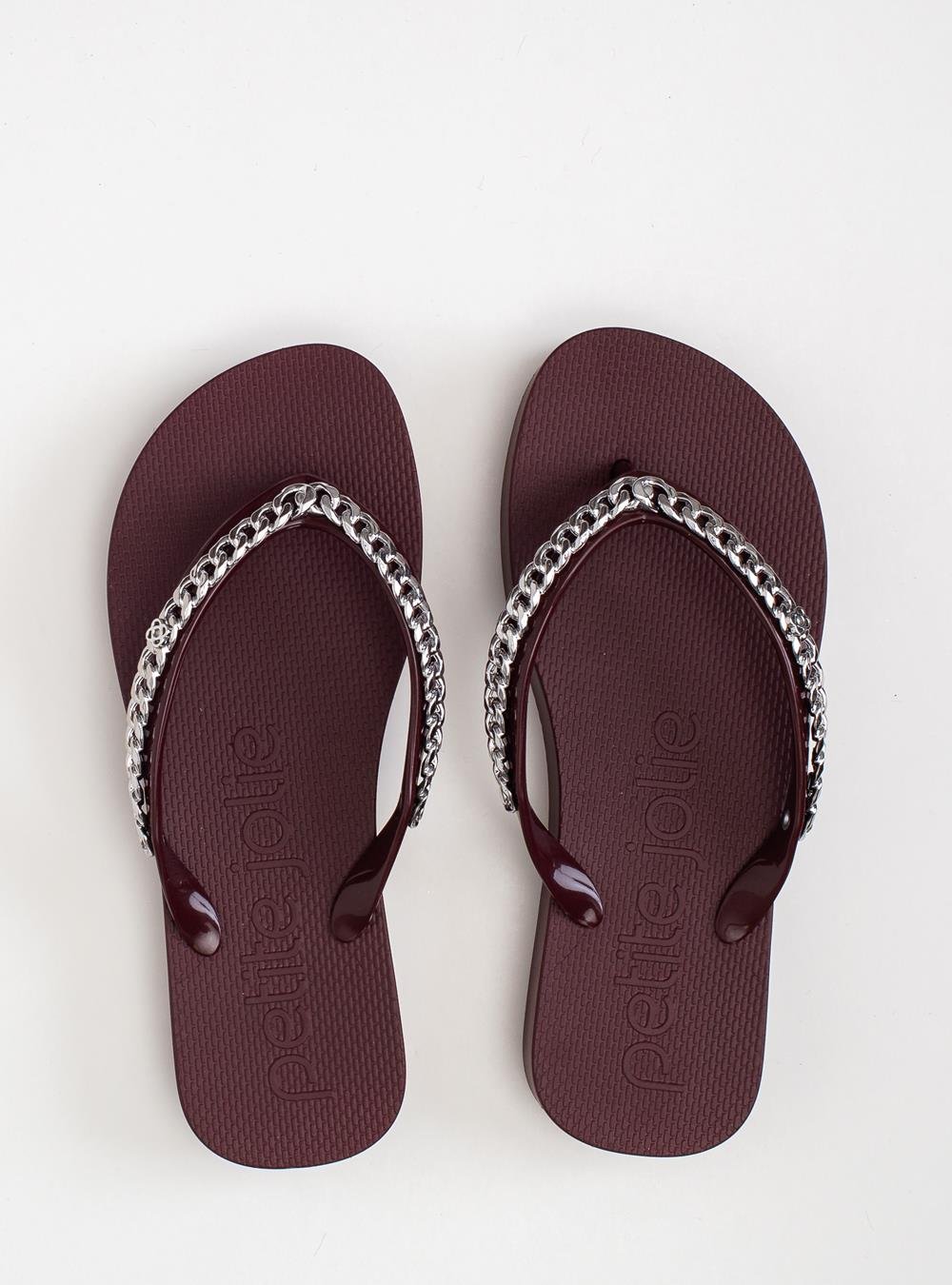 Chinelo Petite Jolie Fresh Up Berry PJ7592 Vinho 3