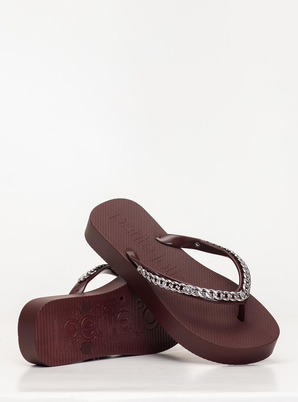 Chinelo Petite Jolie Fresh Up Berry PJ7592 Vinho 5