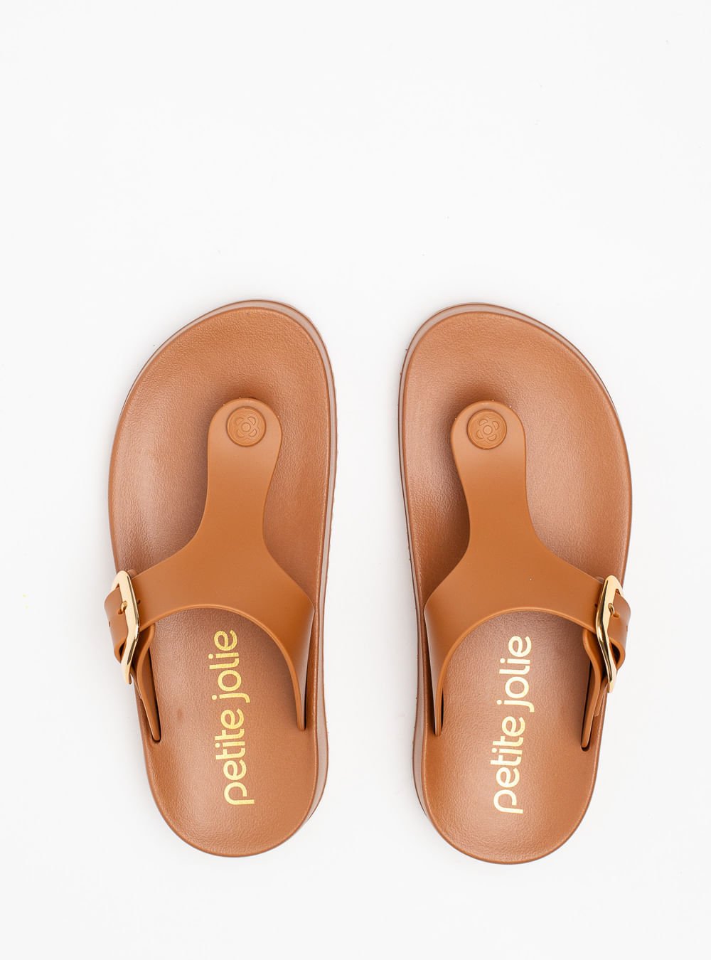 Chinelo Petite Jolie Day Doce De Leite PJ7499 Marrom 3