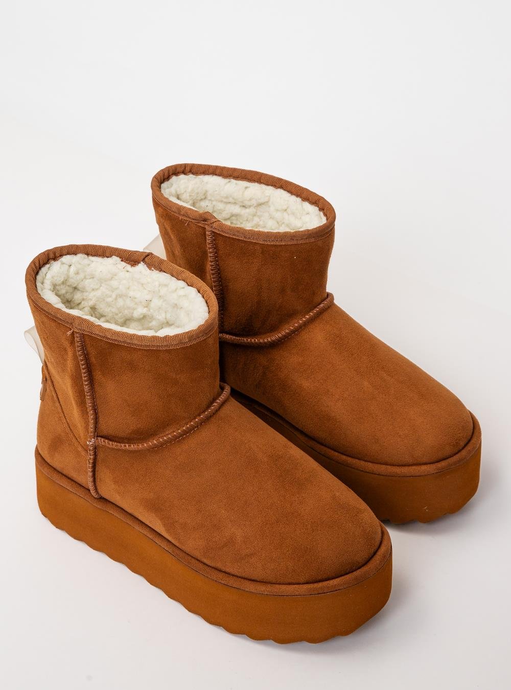 Bota Petite Jolie Fuzzy Boot Doce De Leite PJ7716 Marrom 2
