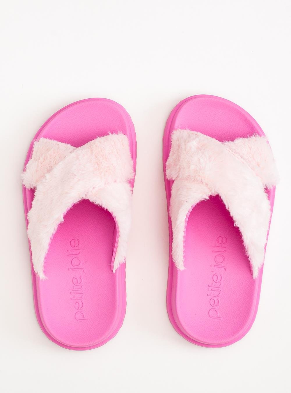 Chinelo Infantil Petite Jolie Smash Fur Chiclete PJ7709IN Rosa 3