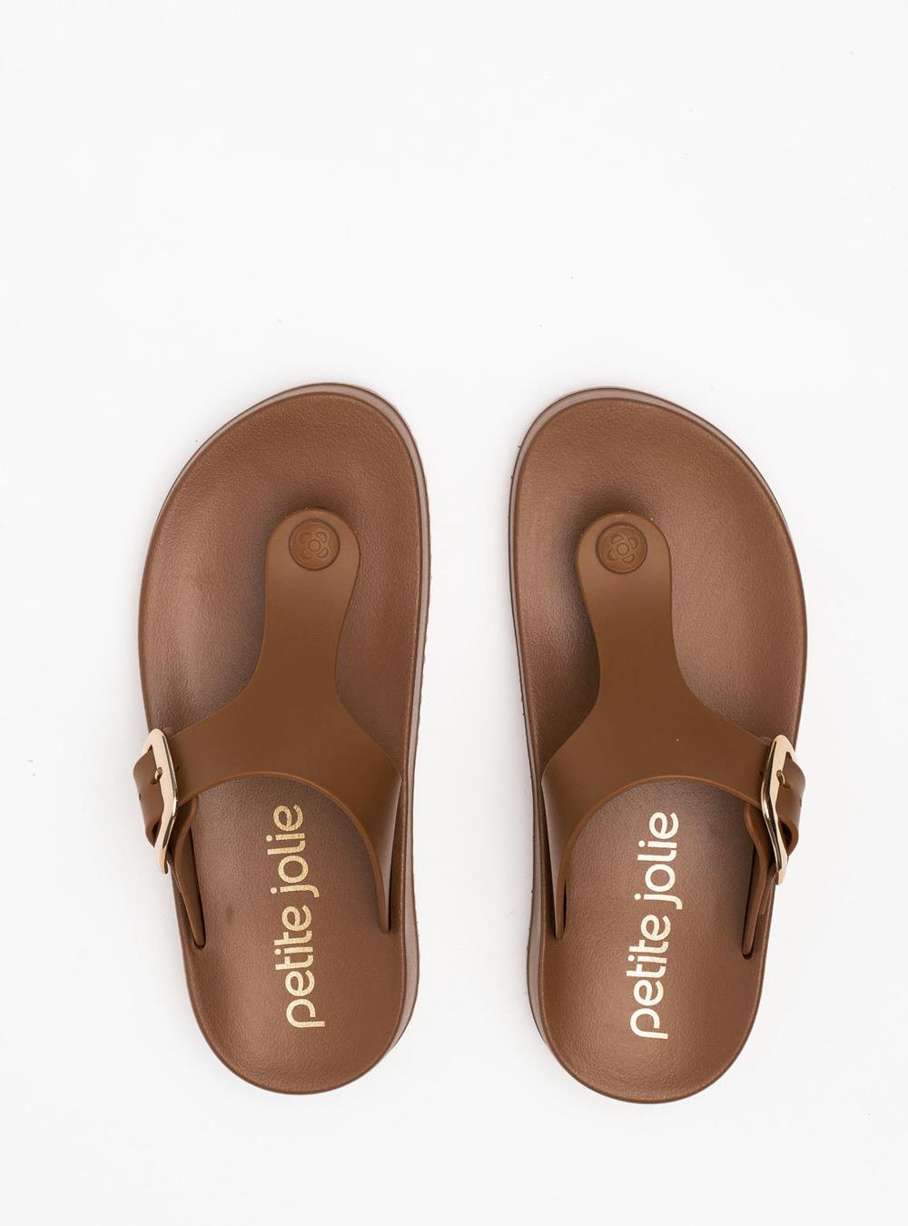 Chinelo Petite Jolie Day Chocolate PJ7499 Marrom 3