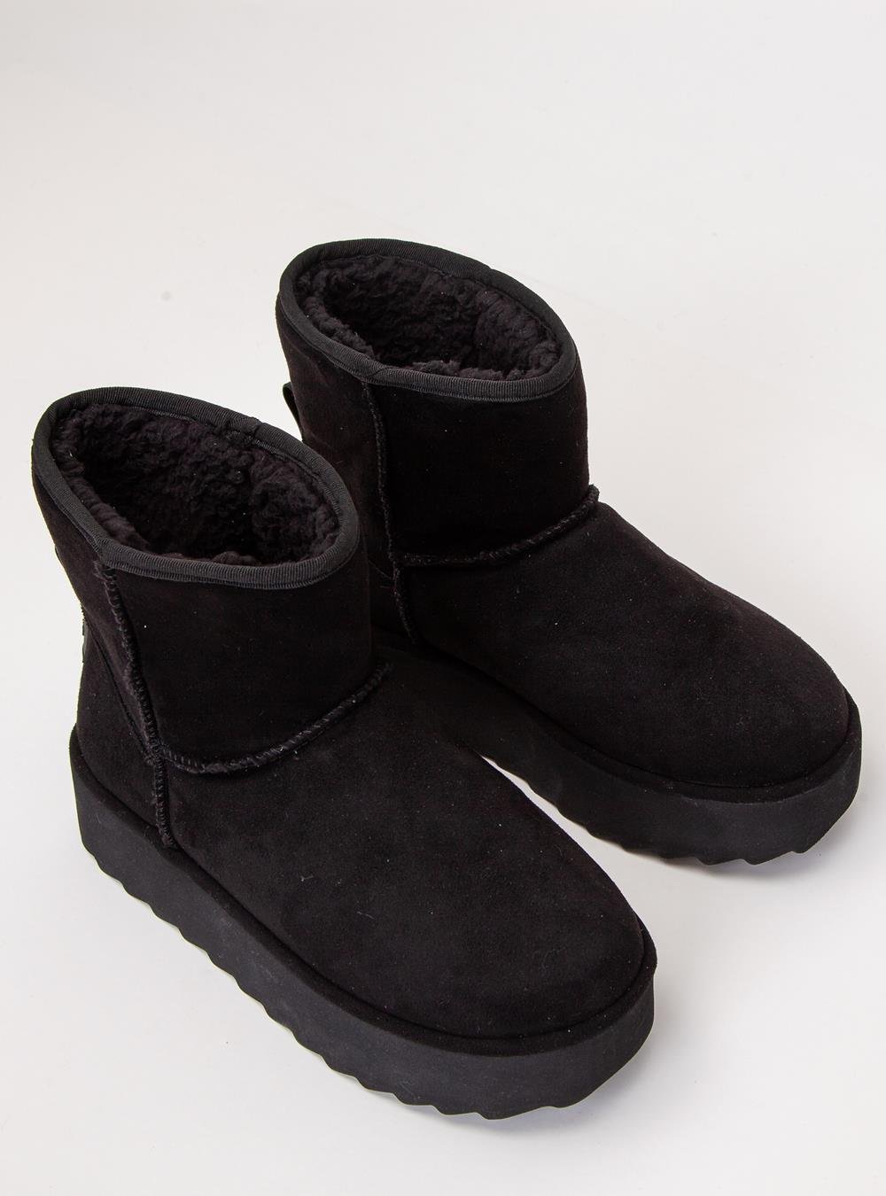 Bota Petite Jolie Fuzzy Boot Preto PJ7716 Preto 2