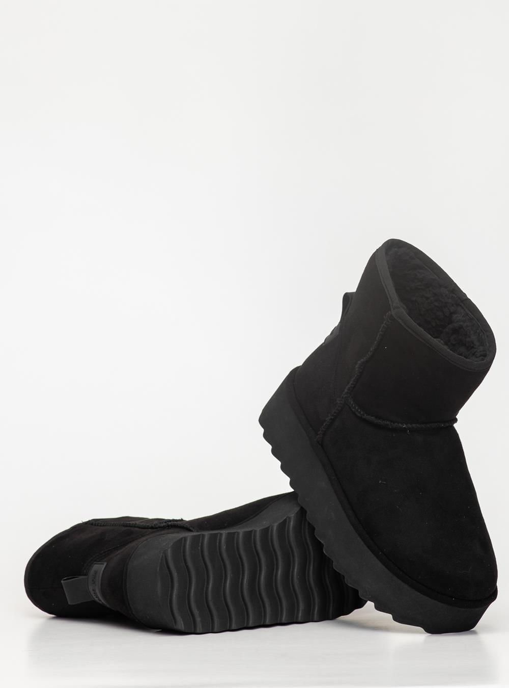 Bota Petite Jolie Fuzzy Boot Preto PJ7716 Preto 5