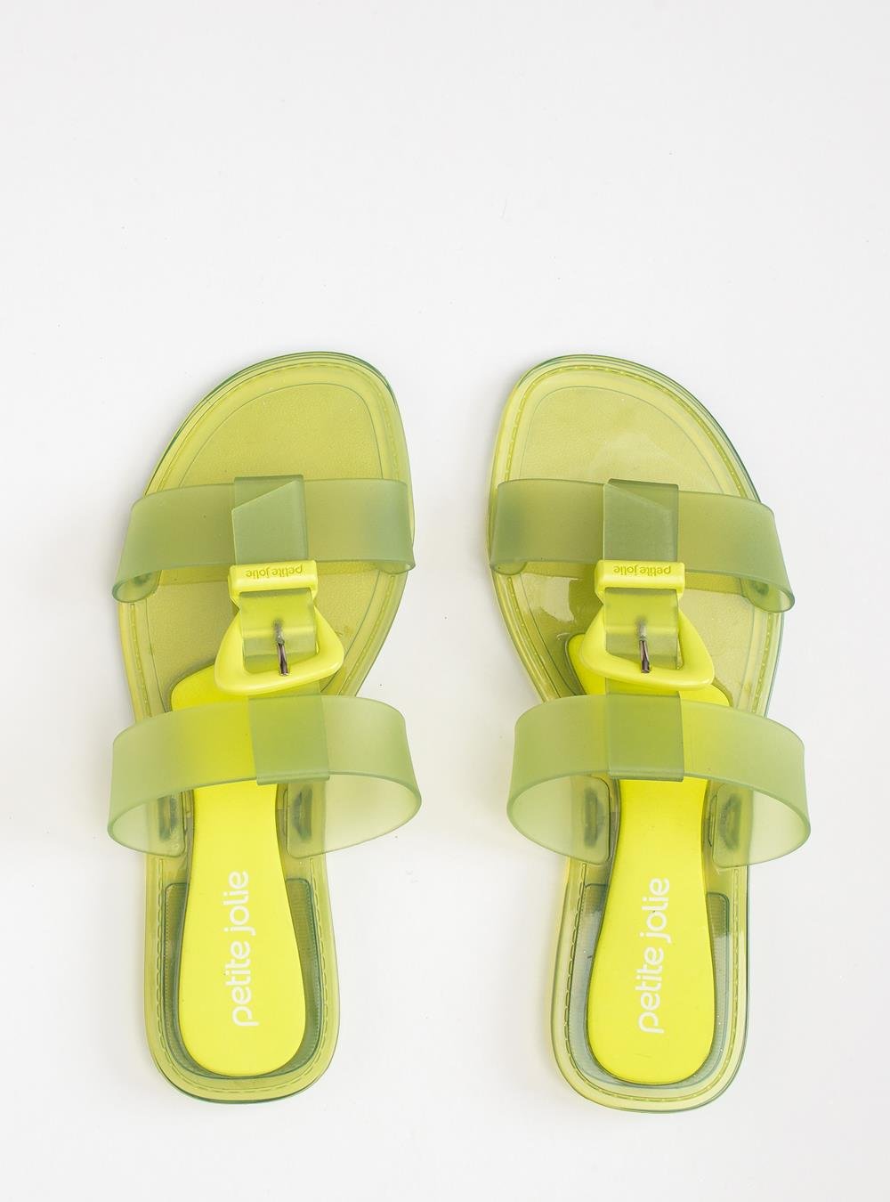 Chinelo Petite Jolie Jimmy Limão Translúcido PJ7662 Verde 3