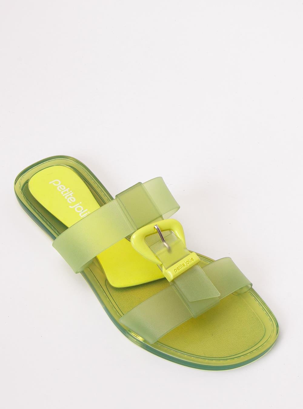 Chinelo Petite Jolie Jimmy Limão Translúcido PJ7662 Verde 4