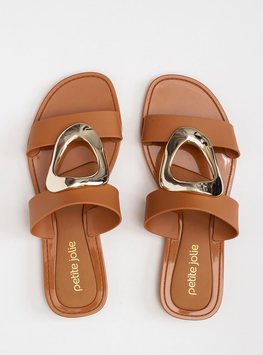Chinelo Petite Jolie Demi Doce De Leite PJ7725 Caramelo 3