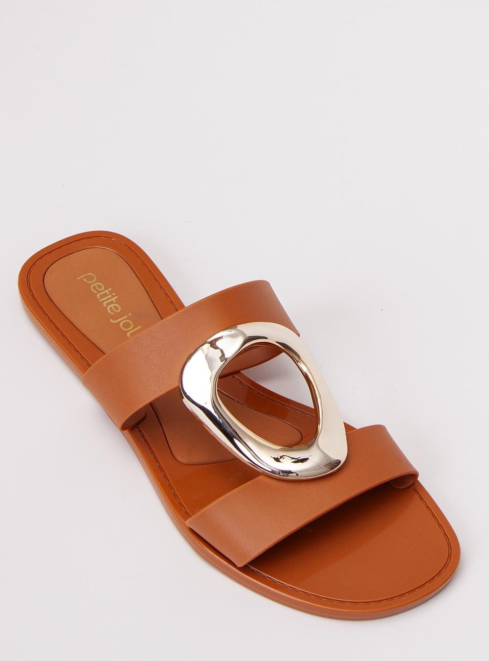 Chinelo Petite Jolie Demi Doce De Leite PJ7725 Caramelo 4