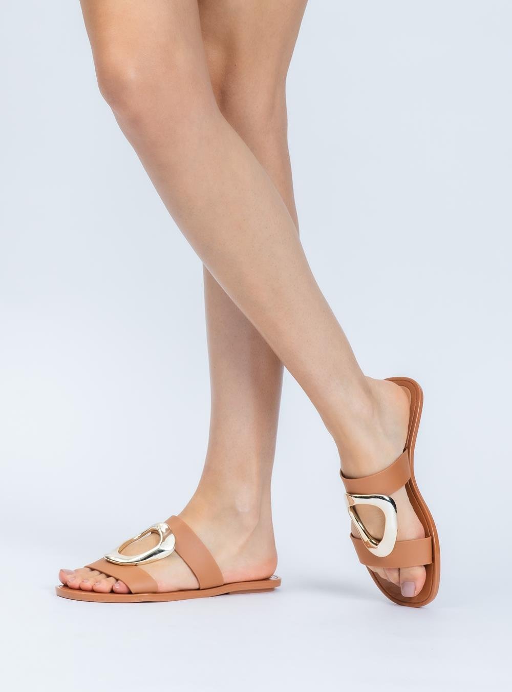 Chinelo Petite Jolie Demi Doce De Leite PJ7725 Caramelo 6