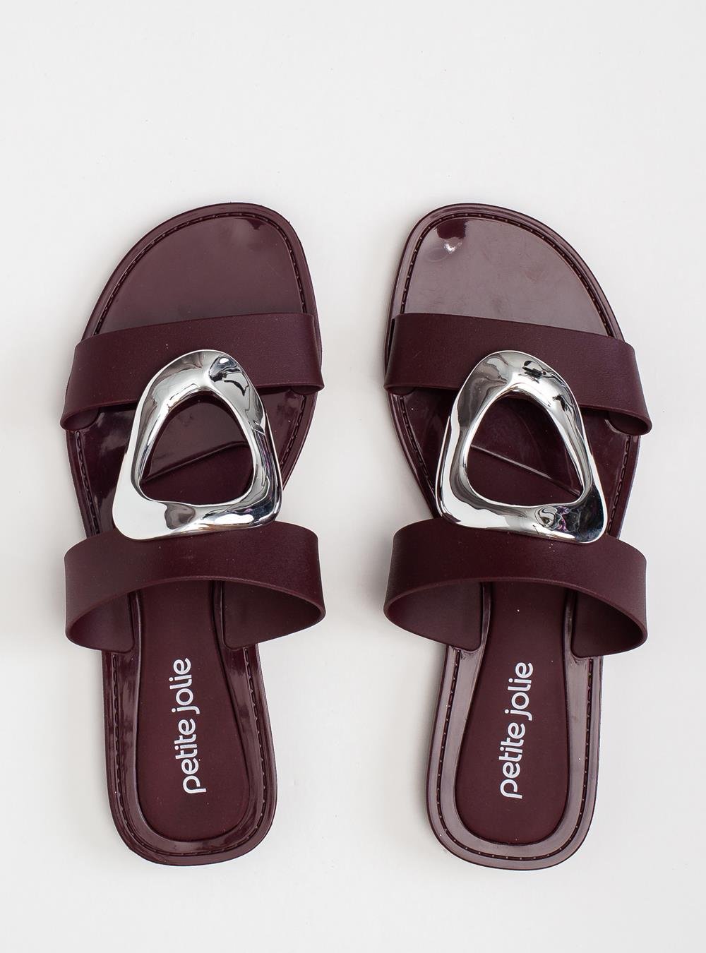 Chinelo Petite Jolie Demi Berry PJ7725 Marrom 3