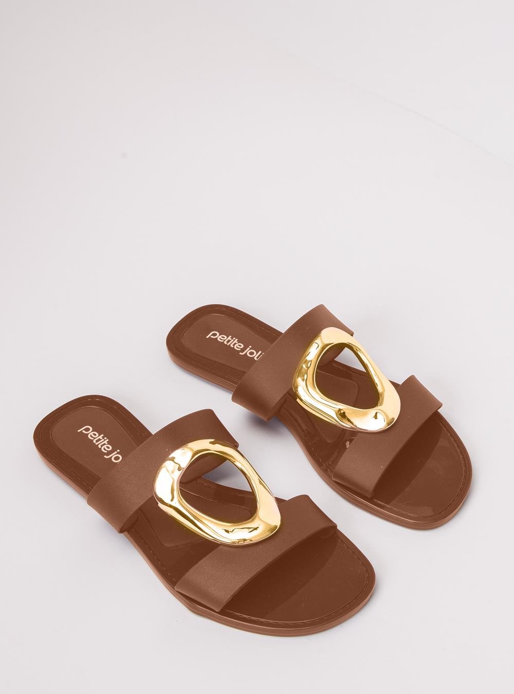 Chinelo Petite Jolie Demi Chocolate PJ7725 Marrom 2