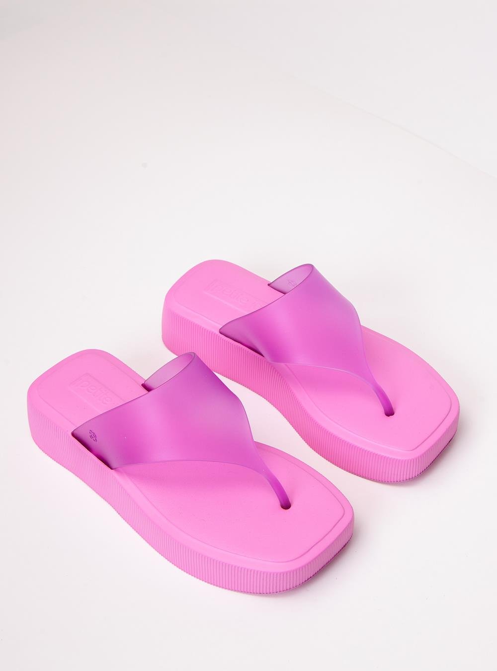 Chinelo Petite Jolie Key Chiclete Translúcido PJ7674 Rosa 2