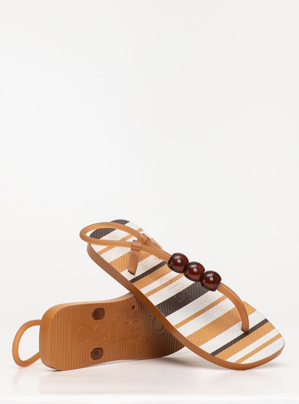 Sandália Petite Jolie Refresh Sandal Doce Leite PJ7707 Marrom 5