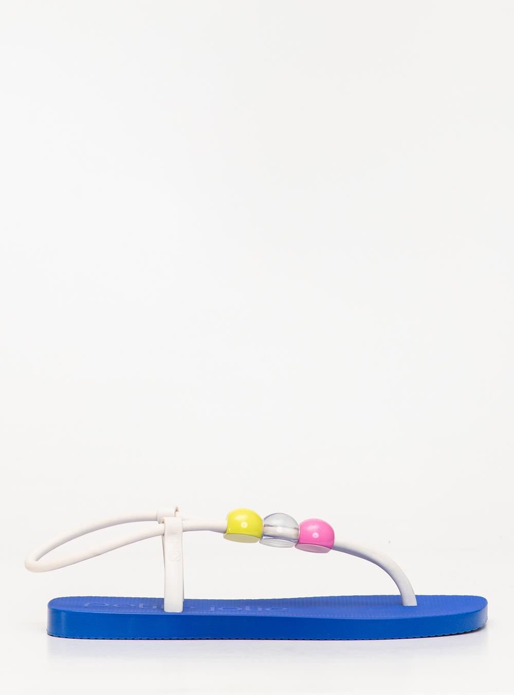 Sandália Petite Jolie Refresh Creme/Royal PJ7665