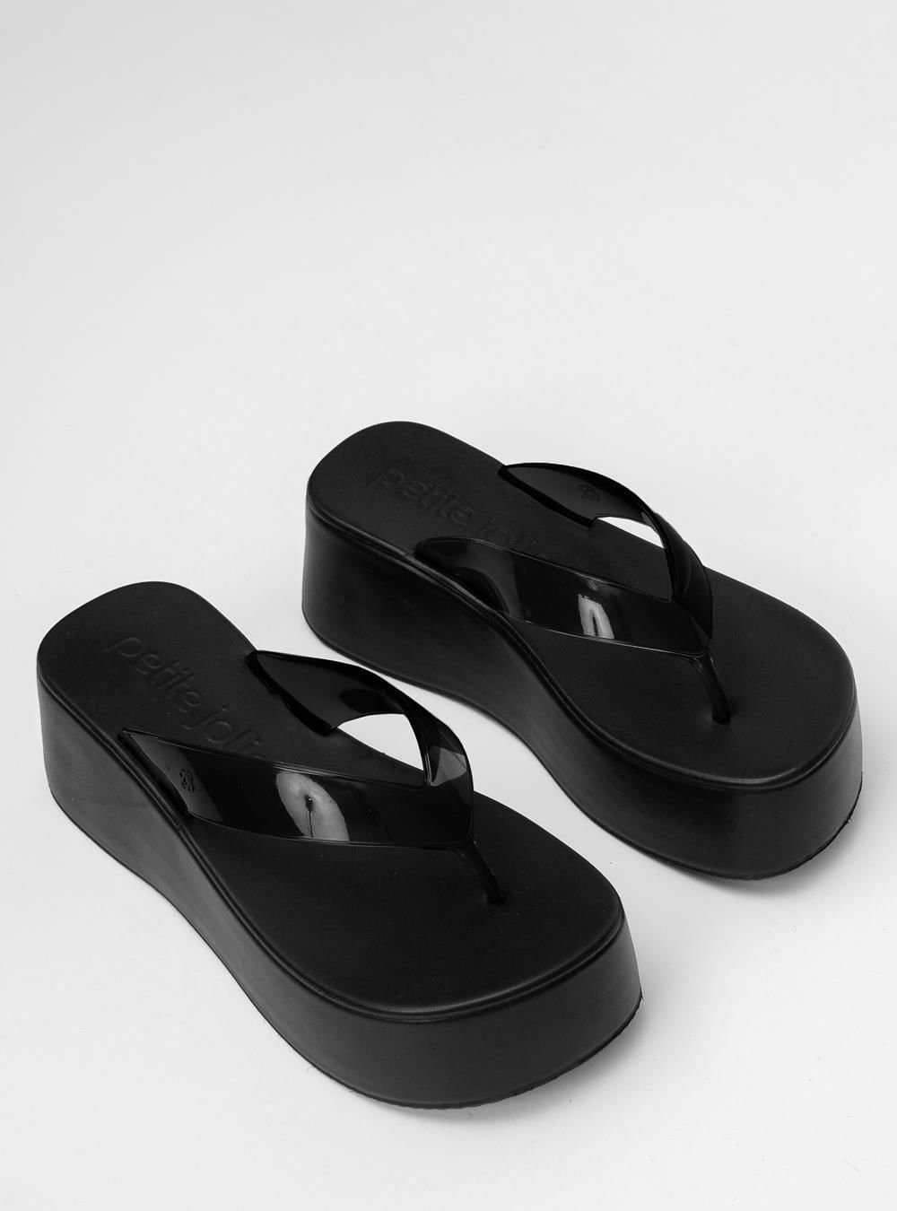 Chinelo Petite Jolie Plus II Preto PJ7703 Preto 2