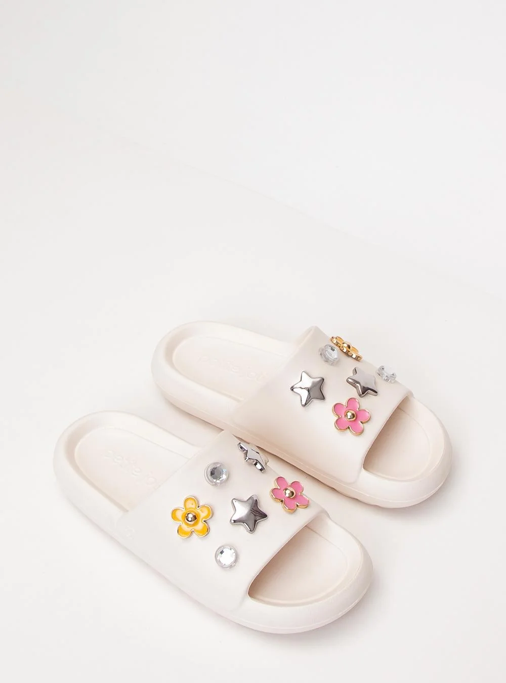 Chinelo Infantil Hug In Creme PJ7733IN Branco 2