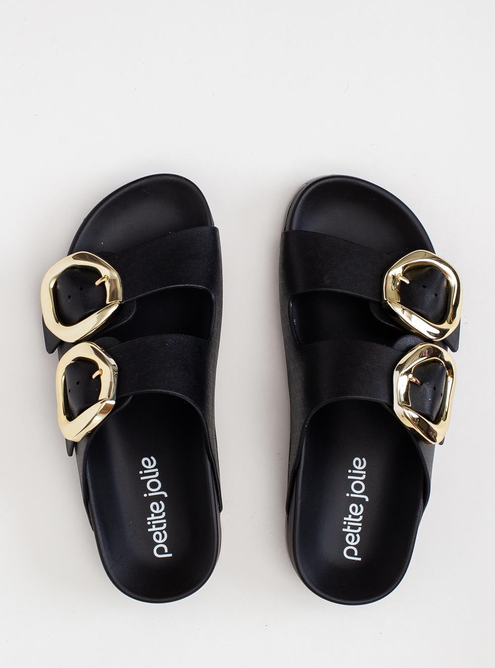 Chinelo Petite Jolie Lovin' Flat Preto PJ7731 Preto 3