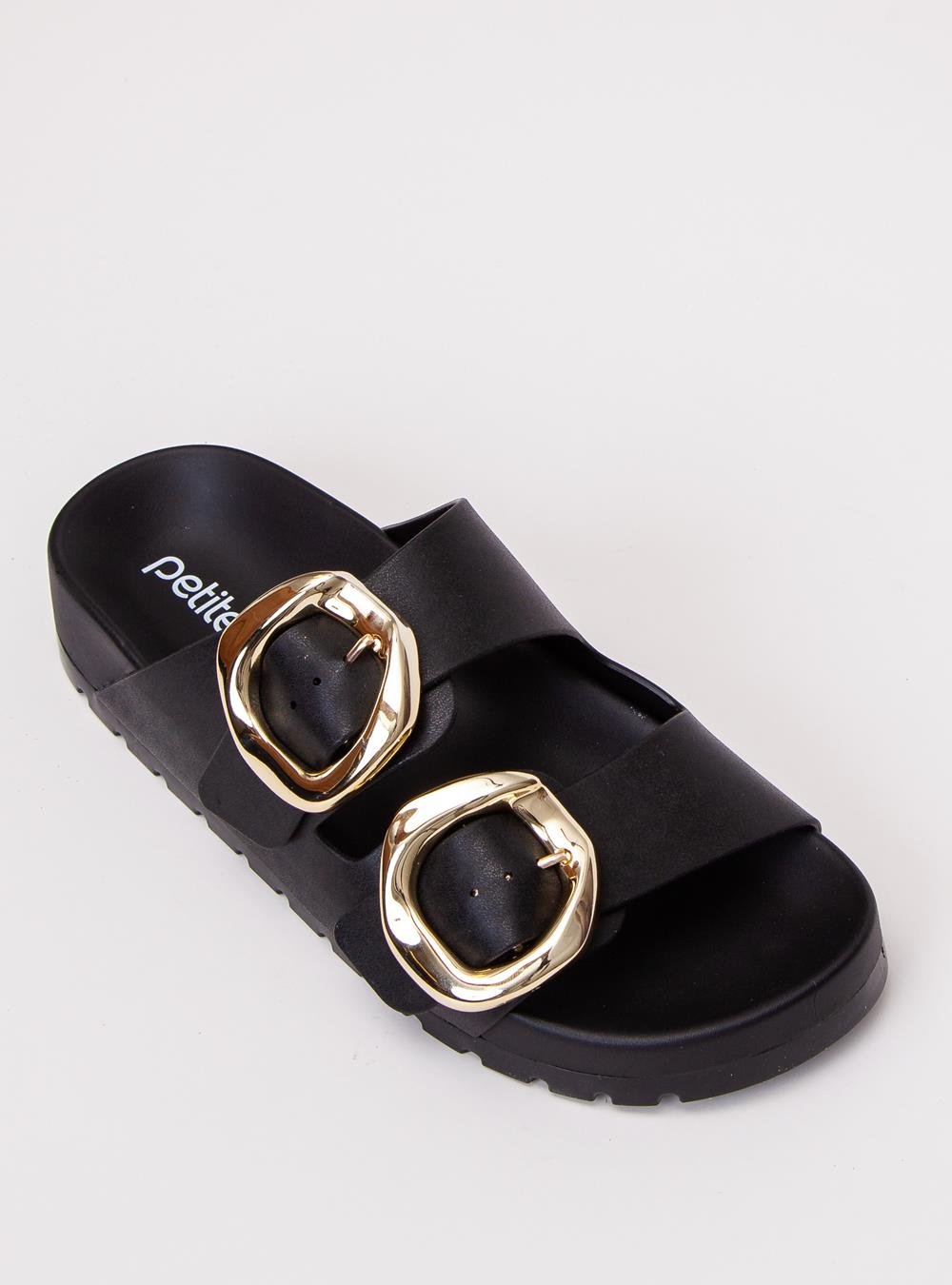 Chinelo Petite Jolie Lovin' Flat Preto PJ7731 Preto 4