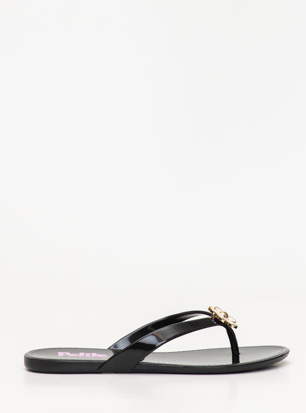 Chinelo Infantil Petite Jolie Lucky In Preto PJ7762IN Preto 3