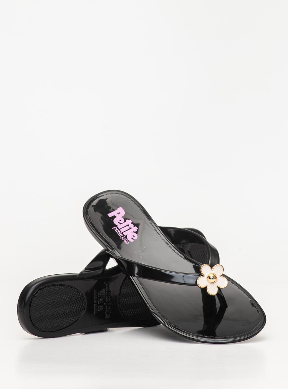 Chinelo Infantil Petite Jolie Lucky In Preto PJ7762IN Preto 4