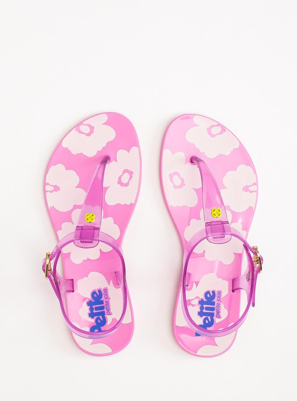 Sandália Petite Jolie Noah In Translúcido/Chiclete PJ7750IN