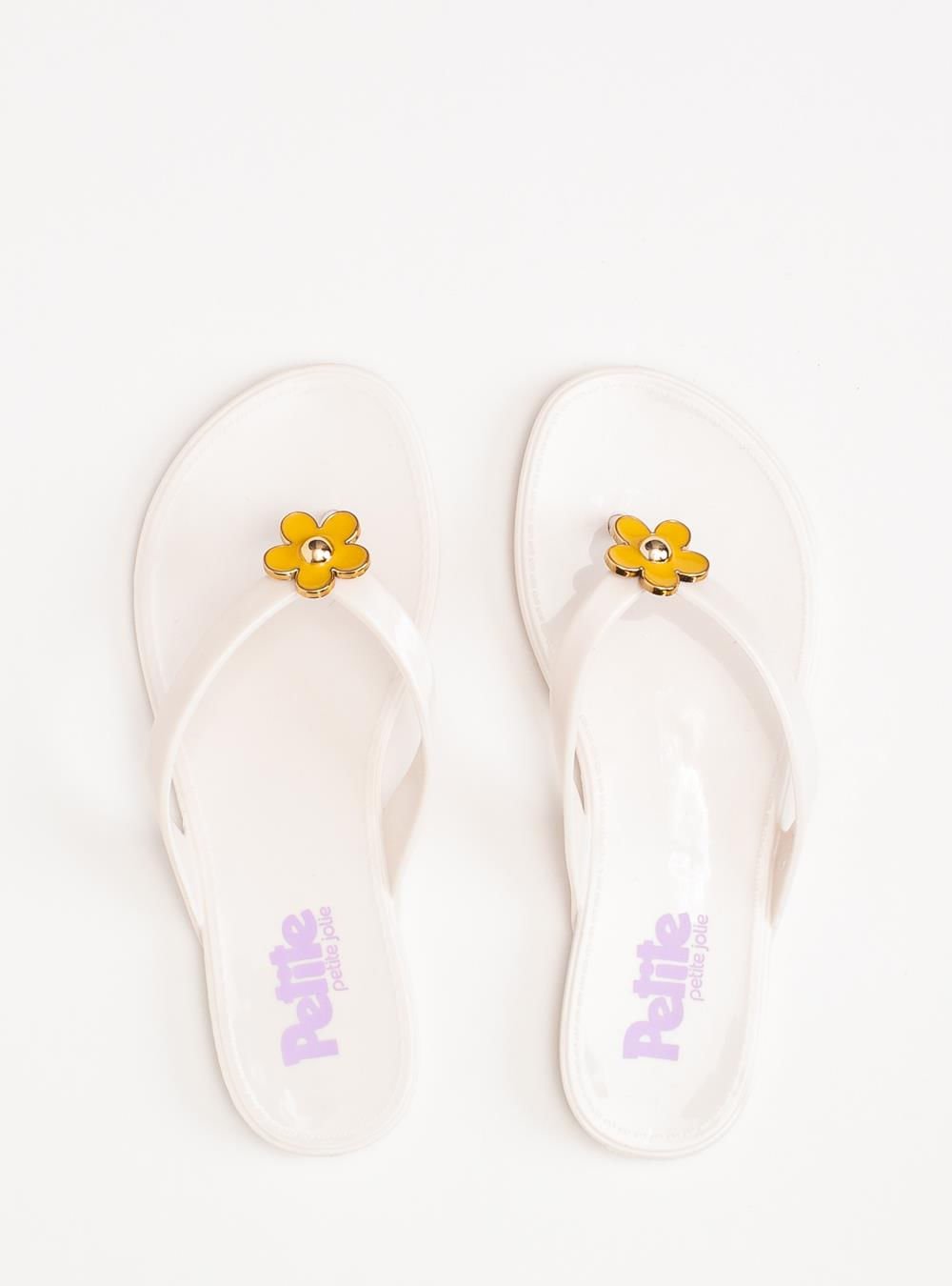 Chinelo Infantil Petite Jolie Lucky In Creme PJ7762IN