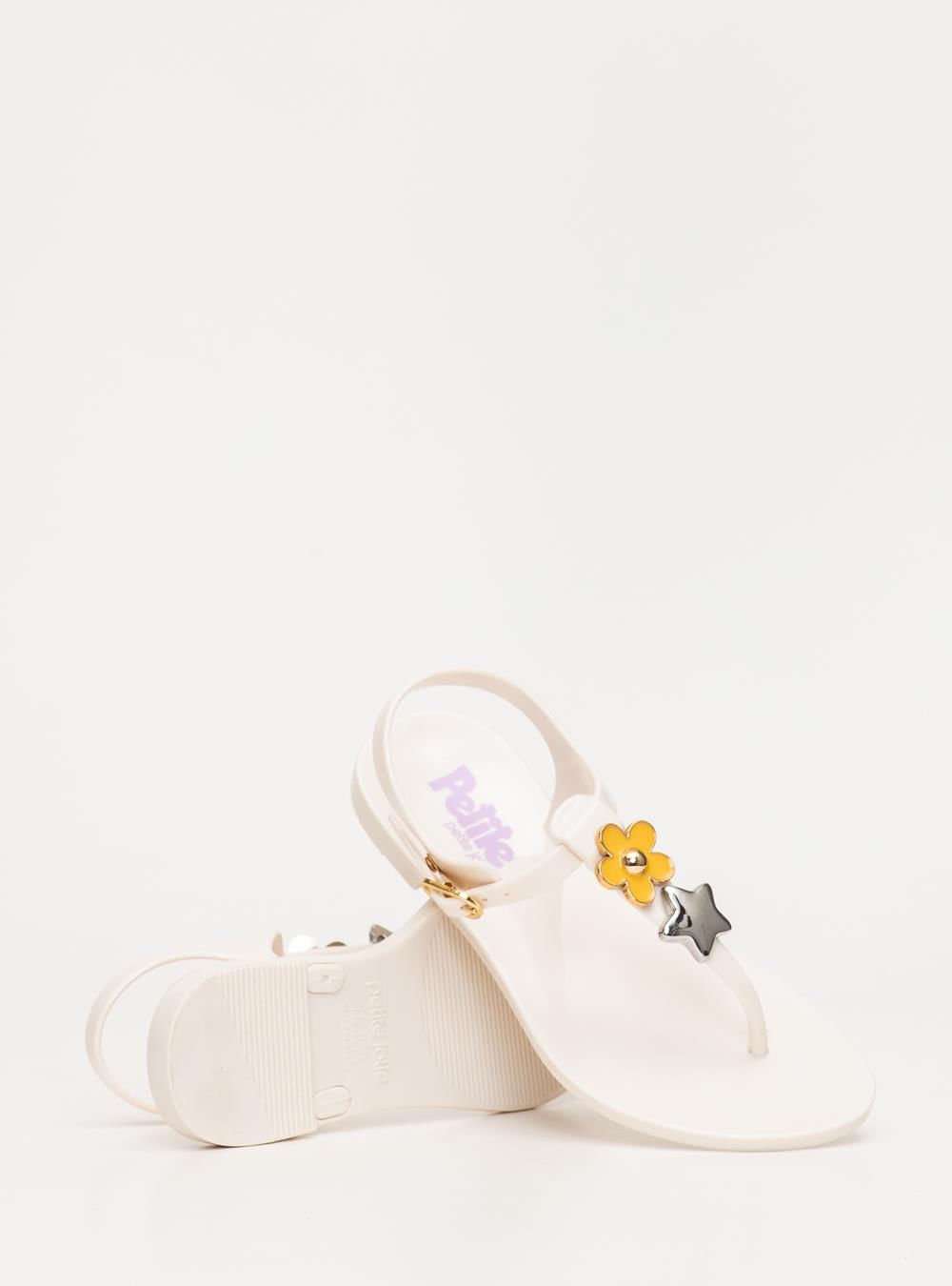 Sandália Petite Jolie Noah In Creme PJ7763IN