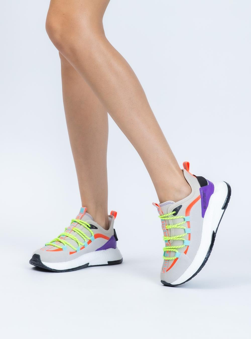 Tênis Petite Jolie Puff Sneaker Gelo Multi 2 PJ7757 Multicores 6