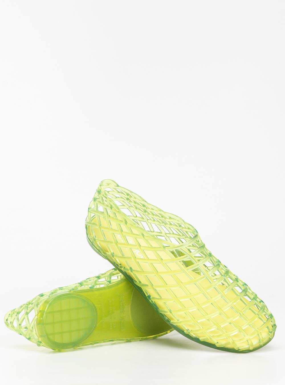 Sapatilha Petite Jolie Mesh Limão Translúcido PJ7760 Verde 5