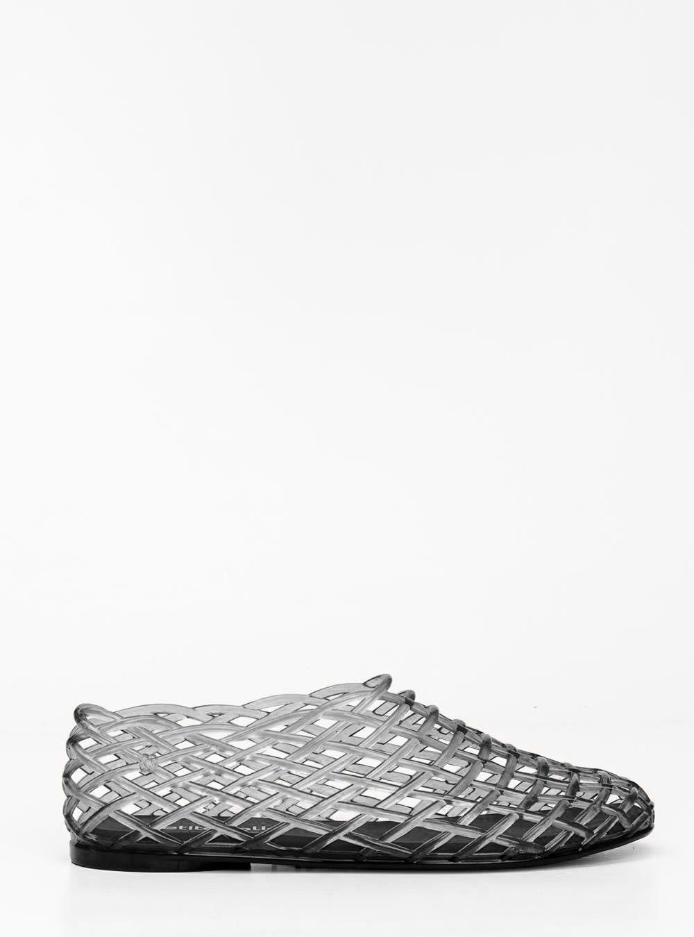 Sapatilha Petite Jolie Mesh Preto Translúcido PJ7760