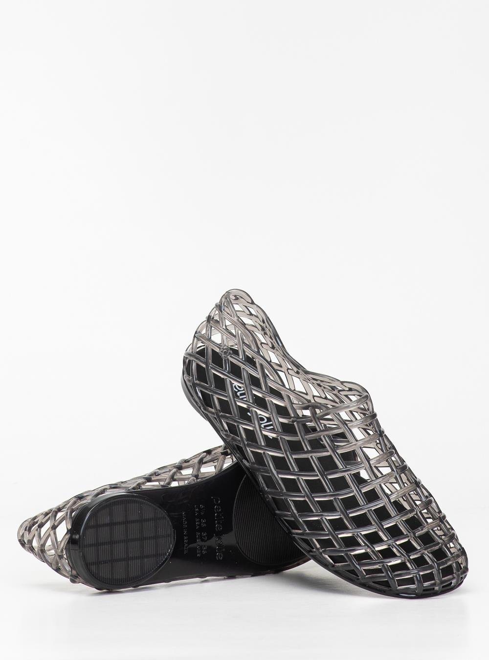 Sapatilha Petite Jolie Mesh Preto Translúcido PJ7760 Preto 5