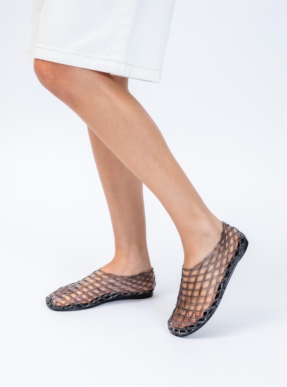 Sapatilha Petite Jolie Mesh Preto Translúcido PJ7760 Preto 6