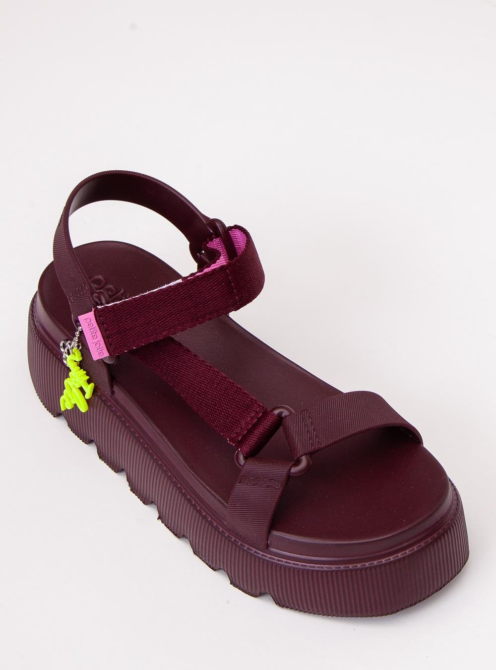 Sandália Petite Jolie Groove Berry PJ7737 Vinho 4