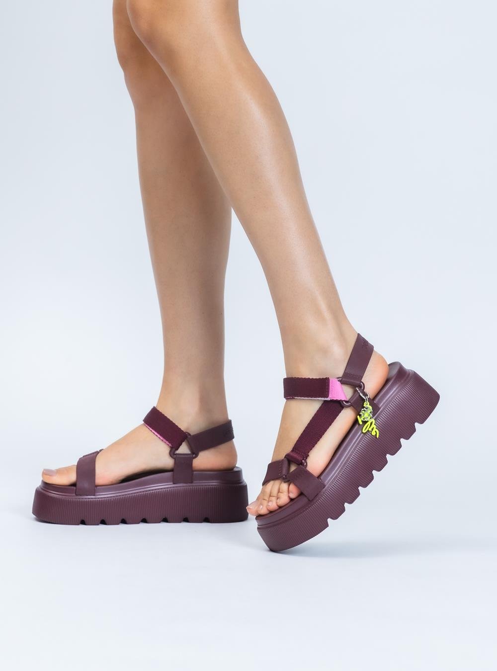 Sandália Petite Jolie Groove Berry PJ7737 Vinho 6