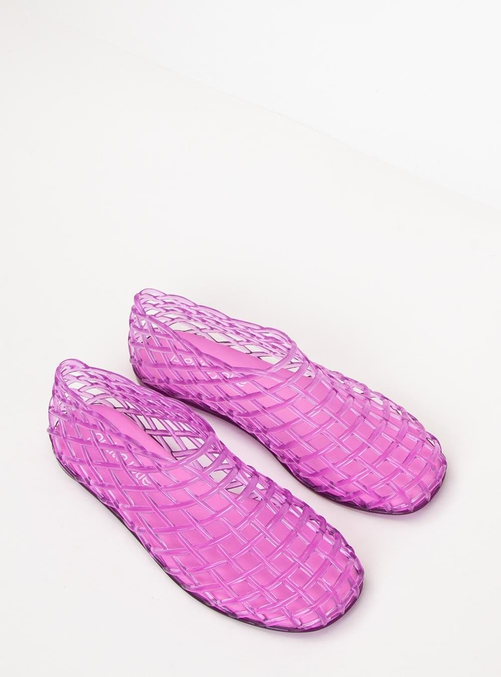 Sapatilha Petite Jolie Mesh Chiclete Translúcido PJ7760 Rosa 3