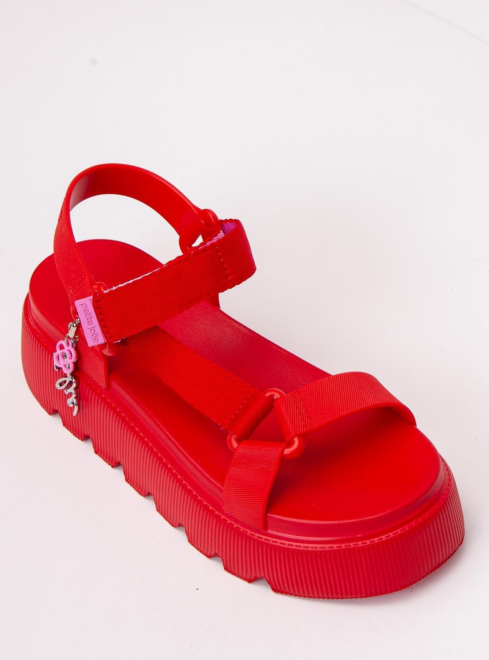 Sandália Petite Jolie Groove Tomate PJ7737 Vermelho 4