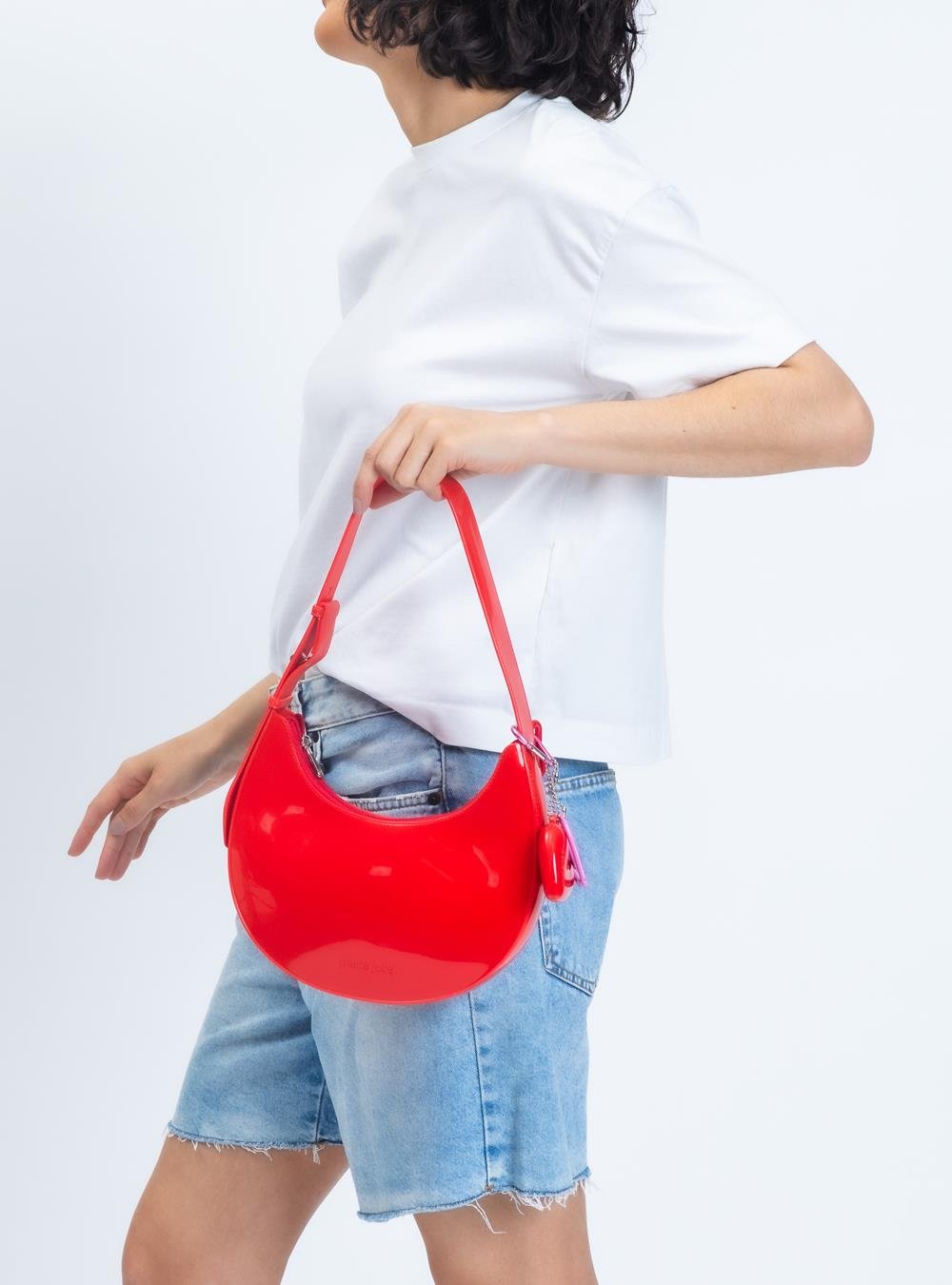 Bolsa Petite Jolie Moon Tomate PJ11327 Vermelho 6