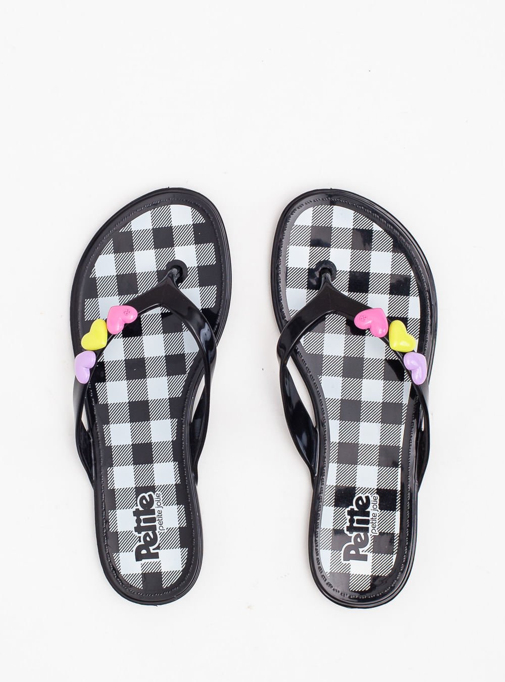 Chinelo Infantil Petite Jolie Lucky In Preto PJ7688IN Preto 3