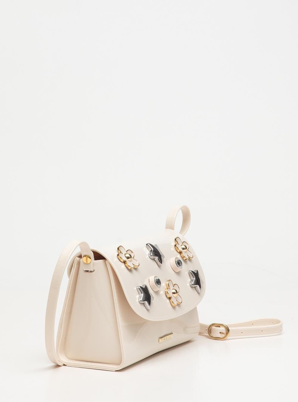 Bolsa Petite Jolie Alicia Creme PJ11382 Bege 3
