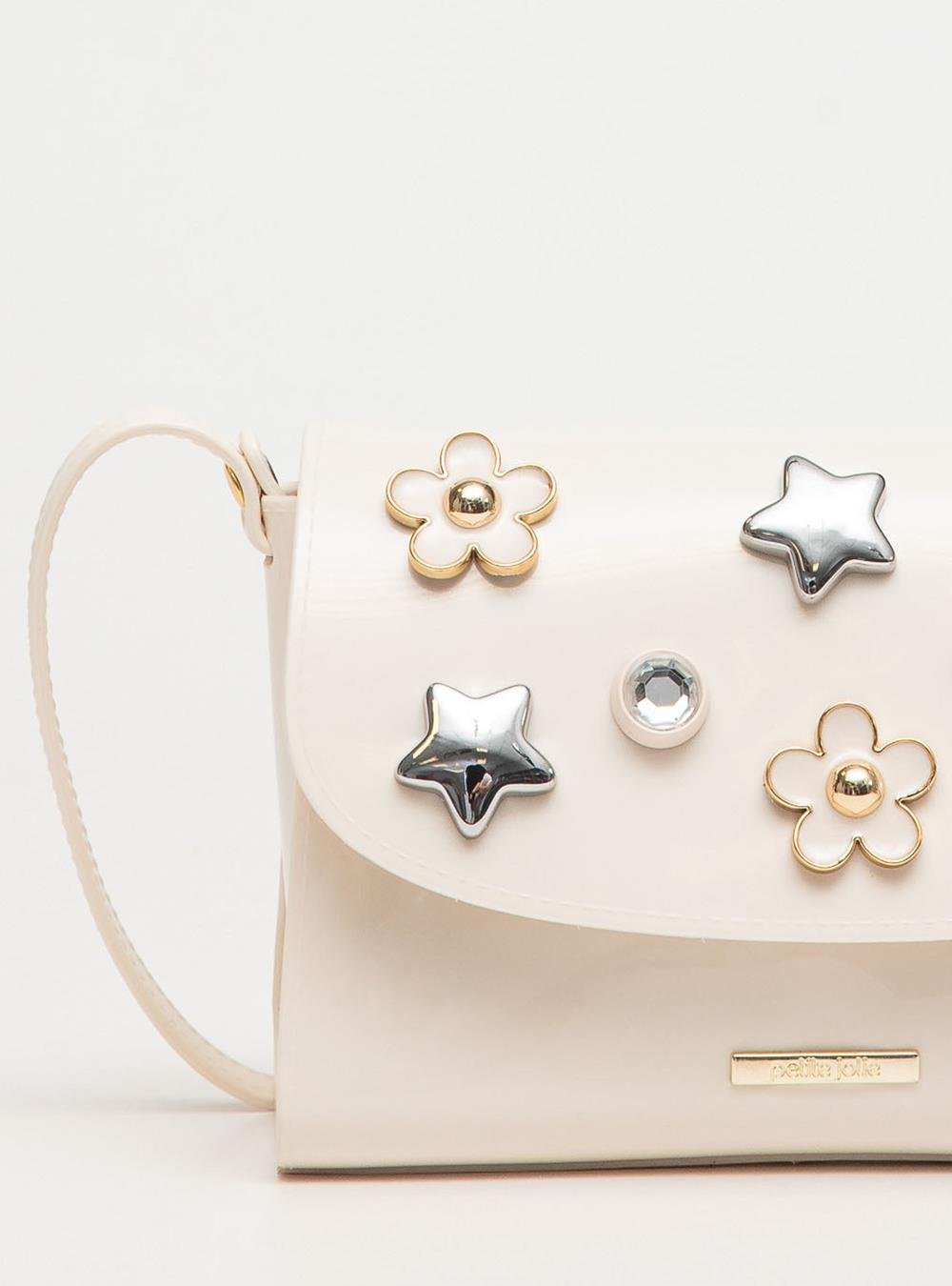 Bolsa Petite Jolie Alicia Creme PJ11382 Bege 4