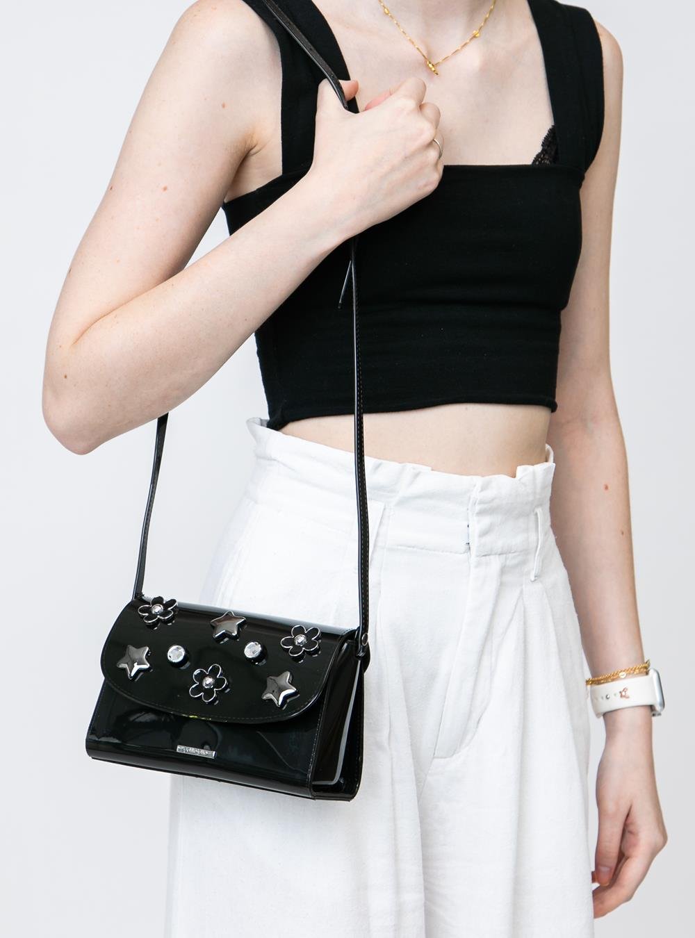 Bolsa Petite Jolie Alicia Preto PJ11382 Preto 6