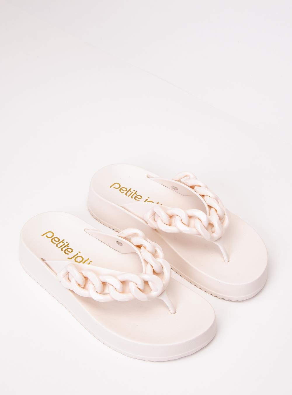 Chinelo Petite Jolie Basic Creme PJ7225 Creme 2