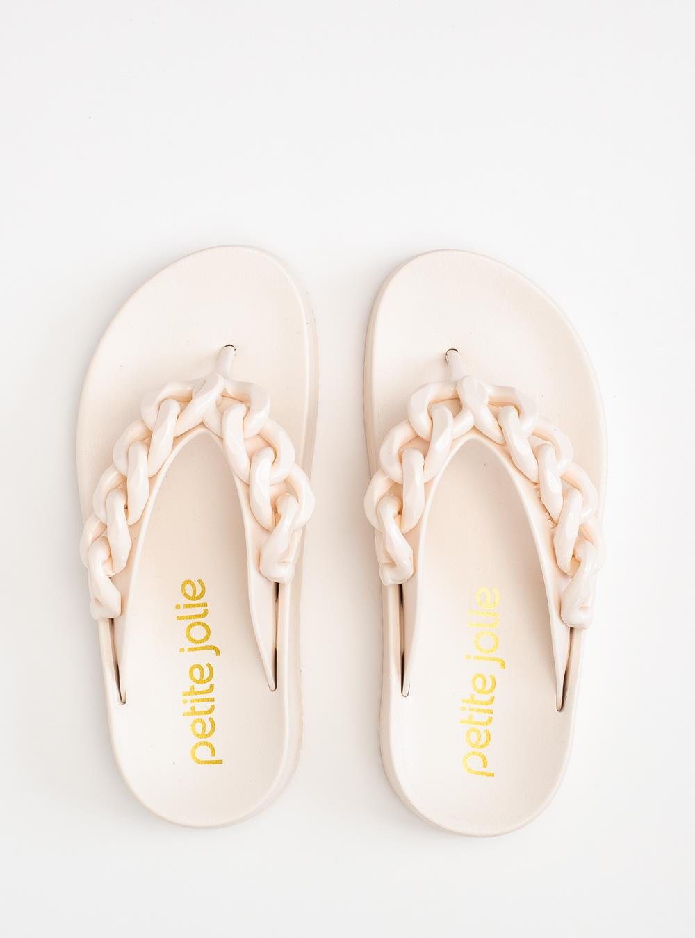 Chinelo Petite Jolie Basic Creme PJ7225 Creme 3