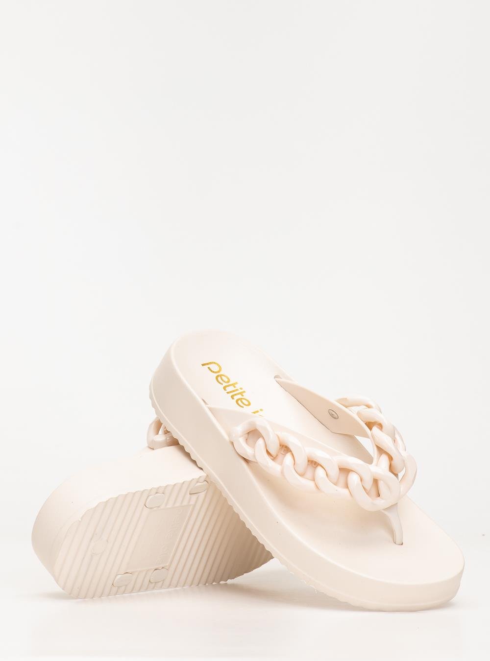 Chinelo Petite Jolie Basic Creme PJ7225 Creme 5