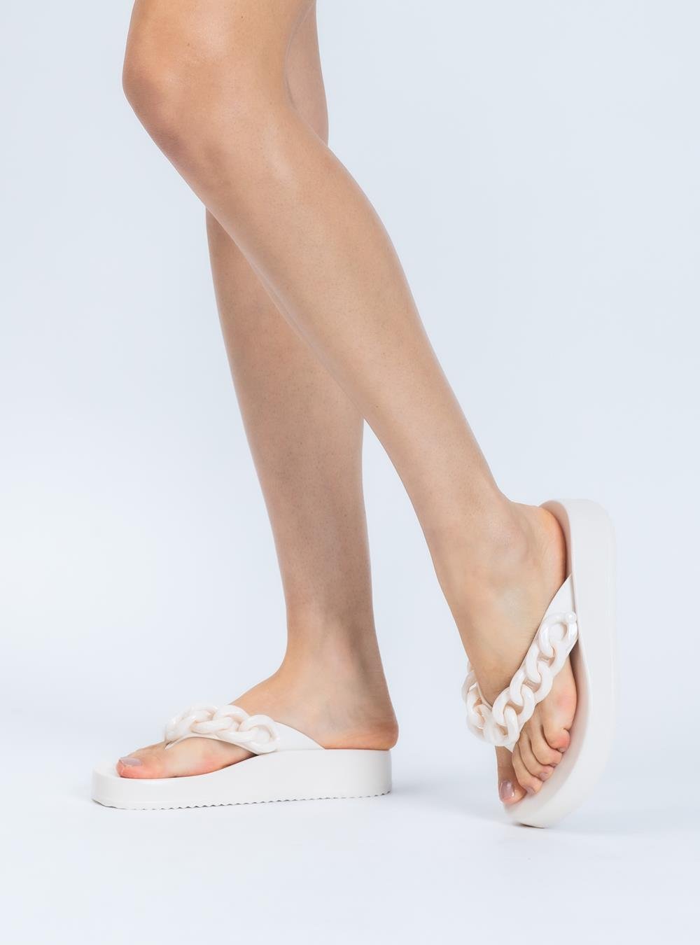 Chinelo Petite Jolie Basic Creme PJ7225 Creme 6