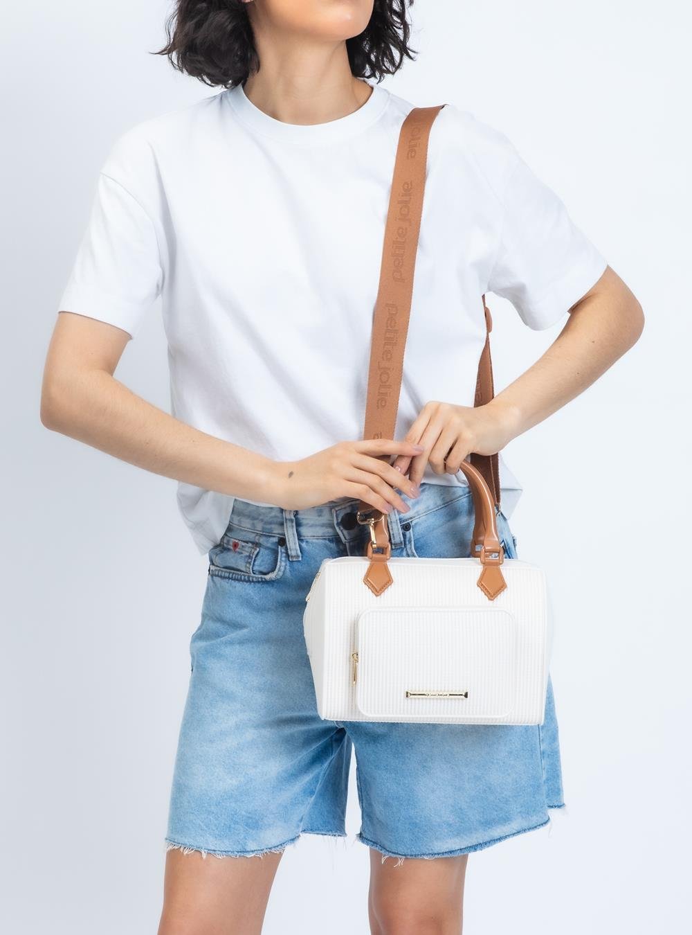 Bolsa Petite Jolie Lauren Creme/Doce De Leite PJ11015 Creme/Doce De Leite 4